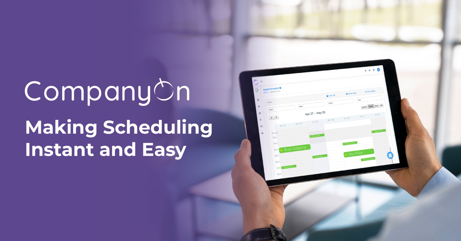 CompanyOn: Making Scheduling Instant and Easy