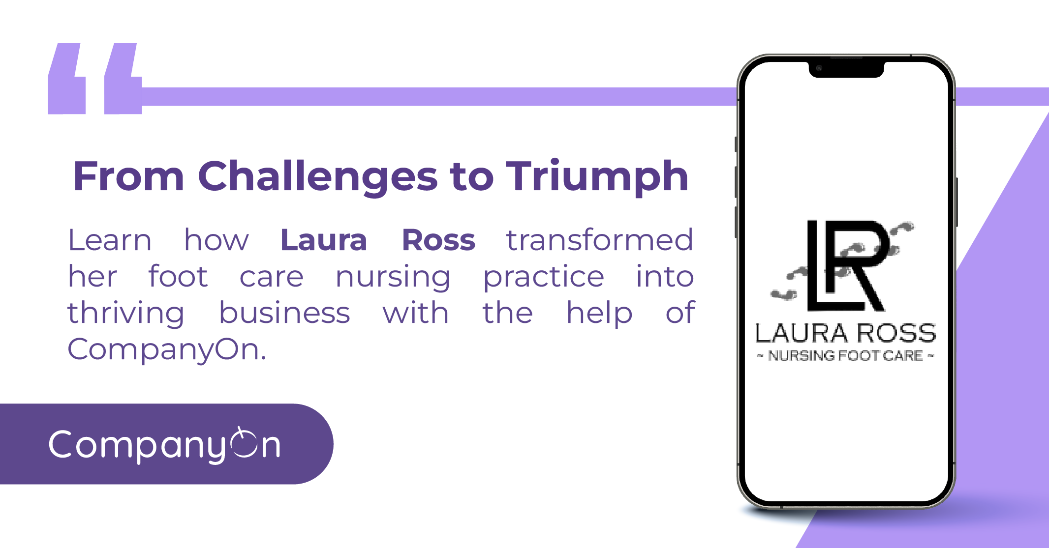 The Story of Laura Ross Nursing Footcare Services